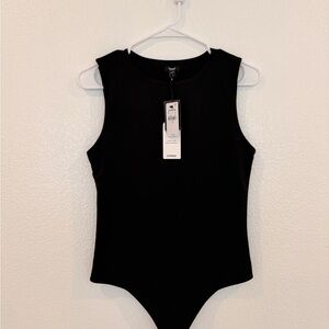 Express Black Sleeveless Bodysuit